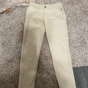 LIKE NEW lululemon dress pants size 28X30 men’s khaki